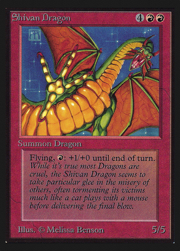 Shivan Dragon (IE) (IED-175) - Intl. Collectors' Edition