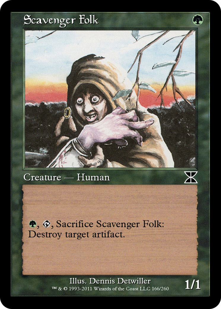 Scavenger Folk (ME4-166) - Masters Edition IV Foil