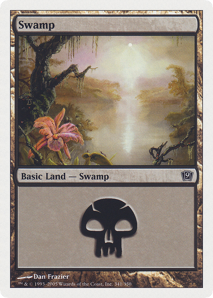 Swamp (341) (9ED-341) - Ninth Edition