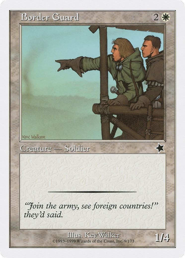Border Guard (S99-009) - Starter 1999