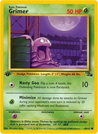 Grimer 048/62 - Unlimited Fossil - Common