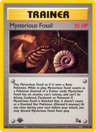 Mysterious Fossil 062/62 - Unlimited Fossil - Common