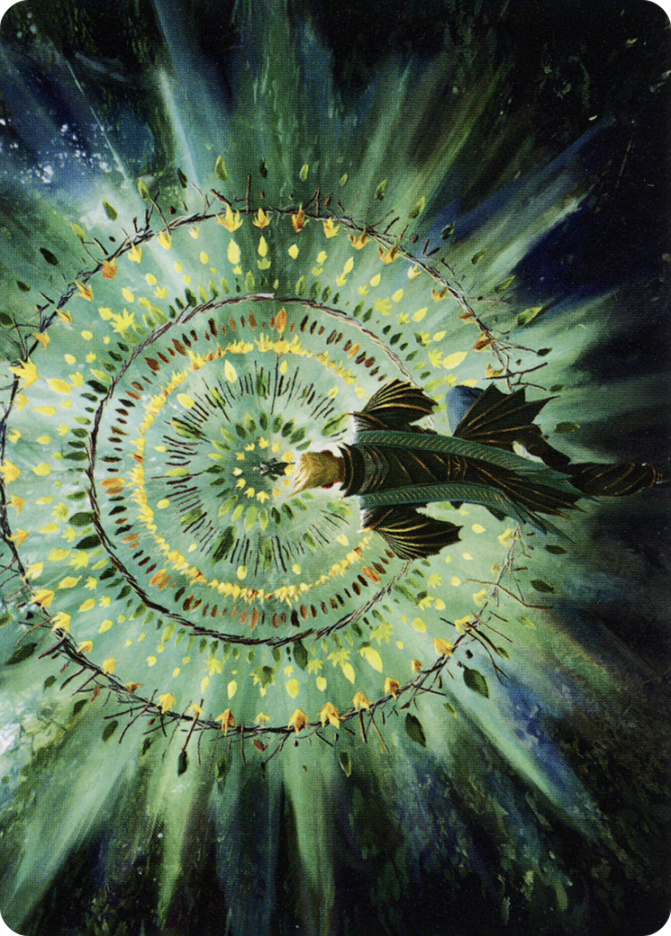 Verdant Mastery // Verdant Mastery (ASTX-019) - Strixhaven Art Series (Borderless)