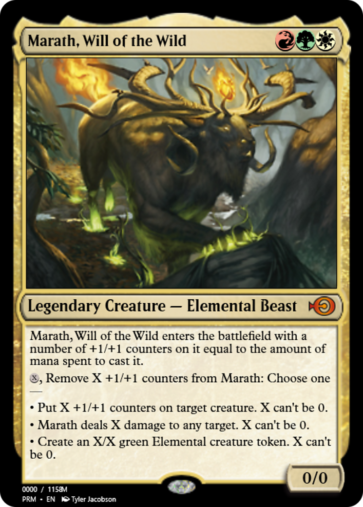 Marath, Will of the Wild (PRM-86200) - Magic Online Promos