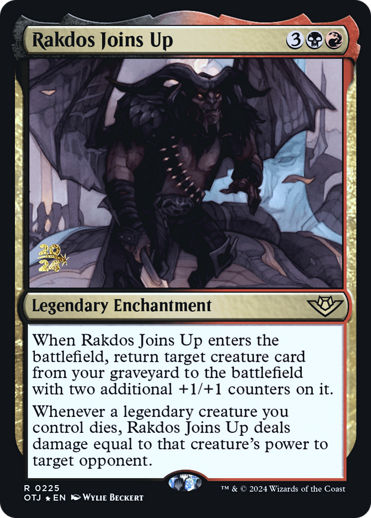 Rakdos Joins Up (PRE-225S) - Outlaws of Thunder Junction Promos Foil