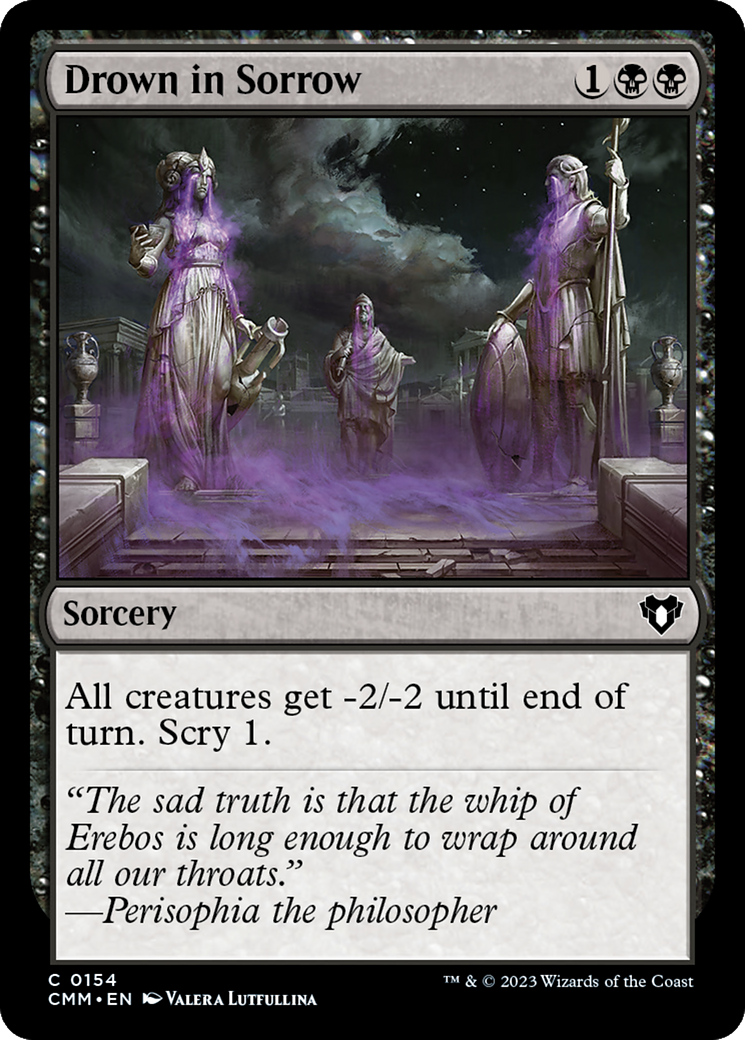 Drown in Sorrow (CMM-154) - Commander Masters Foil