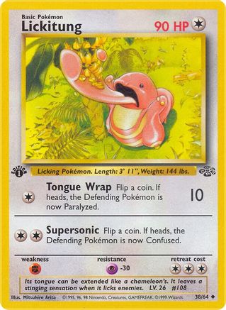 Lickitung 038/64 - 1st Edition Jungle - Uncommon