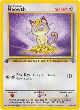 Meowth 056/64 - Unlimited Jungle - Common
