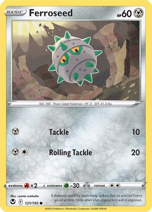 Ferroseed 121/195 SWSH12 Silver Tempest - Common