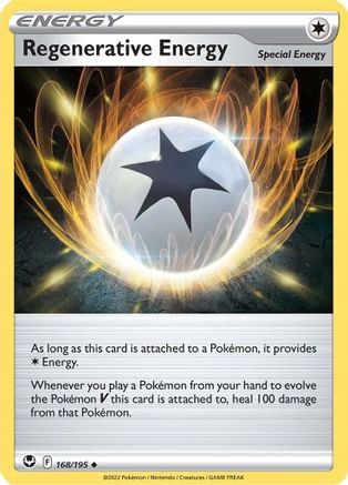 Regenerative Energy 168/195 - Reverse Holofoil SWSH12 Silver Tempest - Uncommon