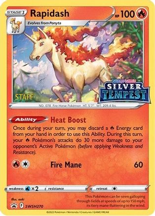 Rapidash SWSH270 - Holofoil SWSH Sword & Shield Promo Cards - Promo