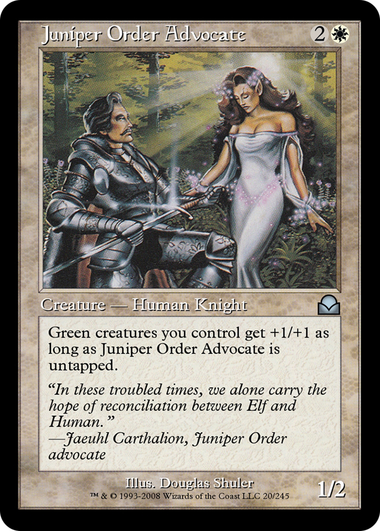 Juniper Order Advocate (ME2-020) - Masters Edition II Foil