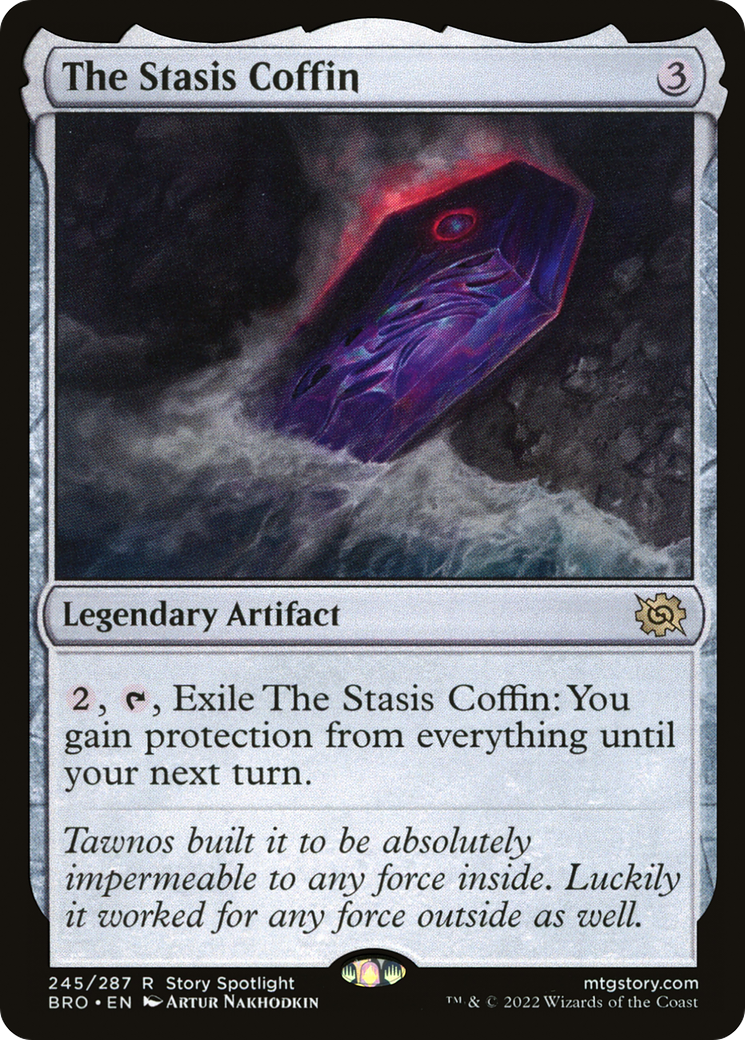The Stasis Coffin (BRO-245) - The Brothers' War Foil