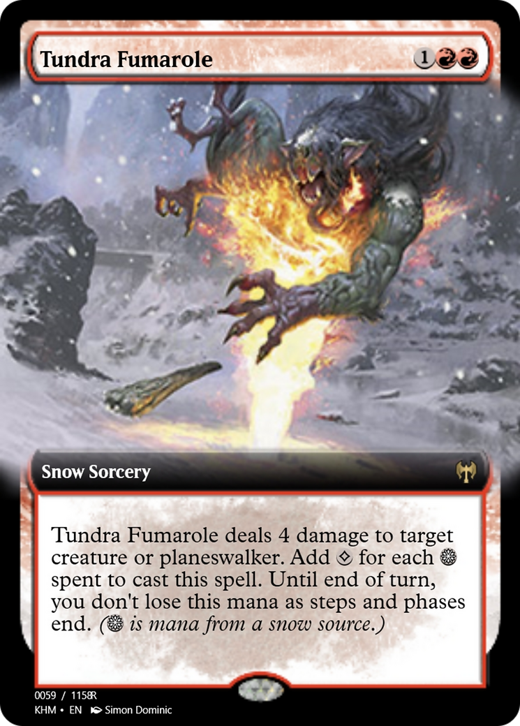 Tundra Fumarole (PRM-88318) - Magic Online Promos: (snow)