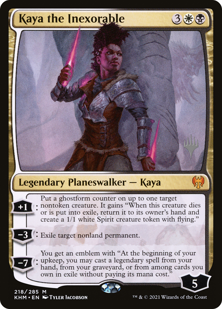 Kaya the Inexorable (PPKHM-218) - Kaldheim Promos