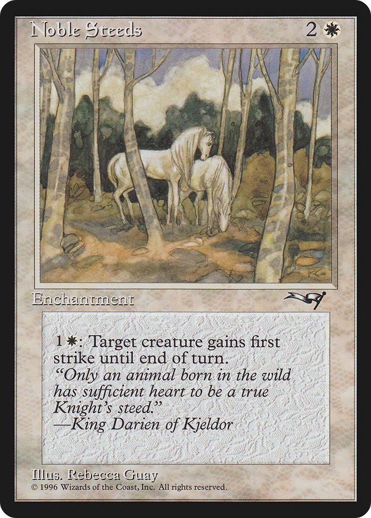 Noble Steeds (Trees in Forefront) (ALL-11A) - Alliances