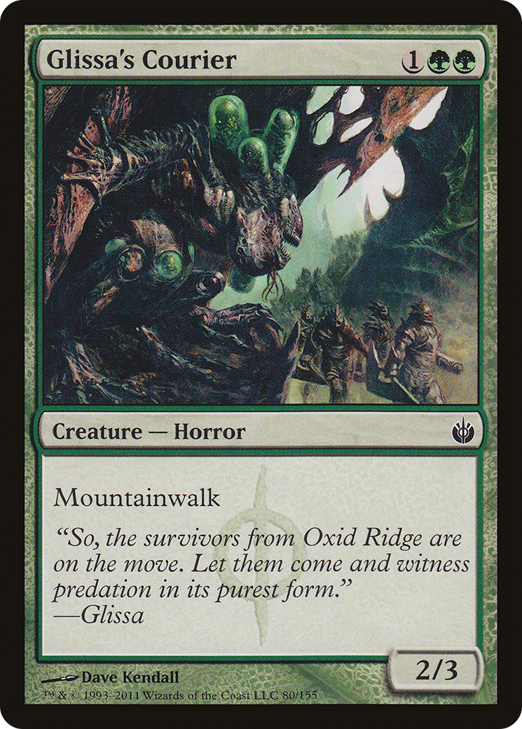 Glissa's Courier (MBS-080) - Mirrodin Besieged