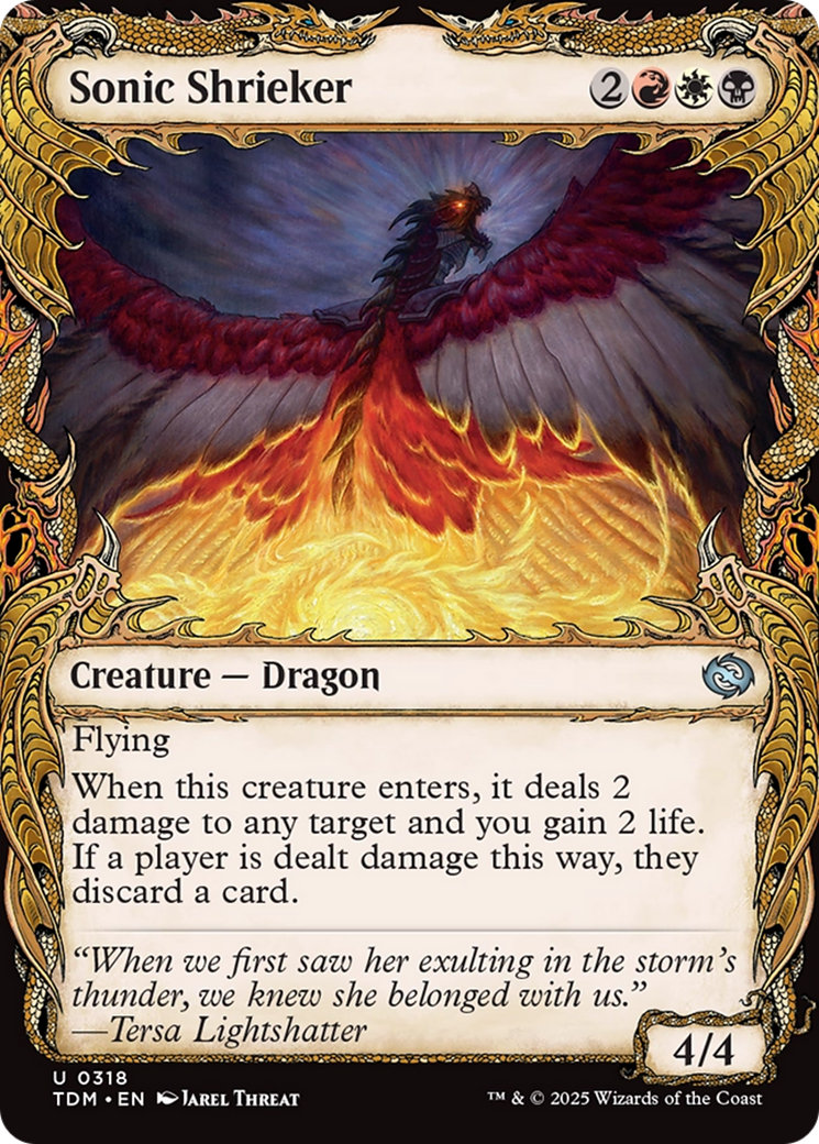 Sonic Shrieker (TDM-318) - Tarkir: Dragonstorm: (Showcase)