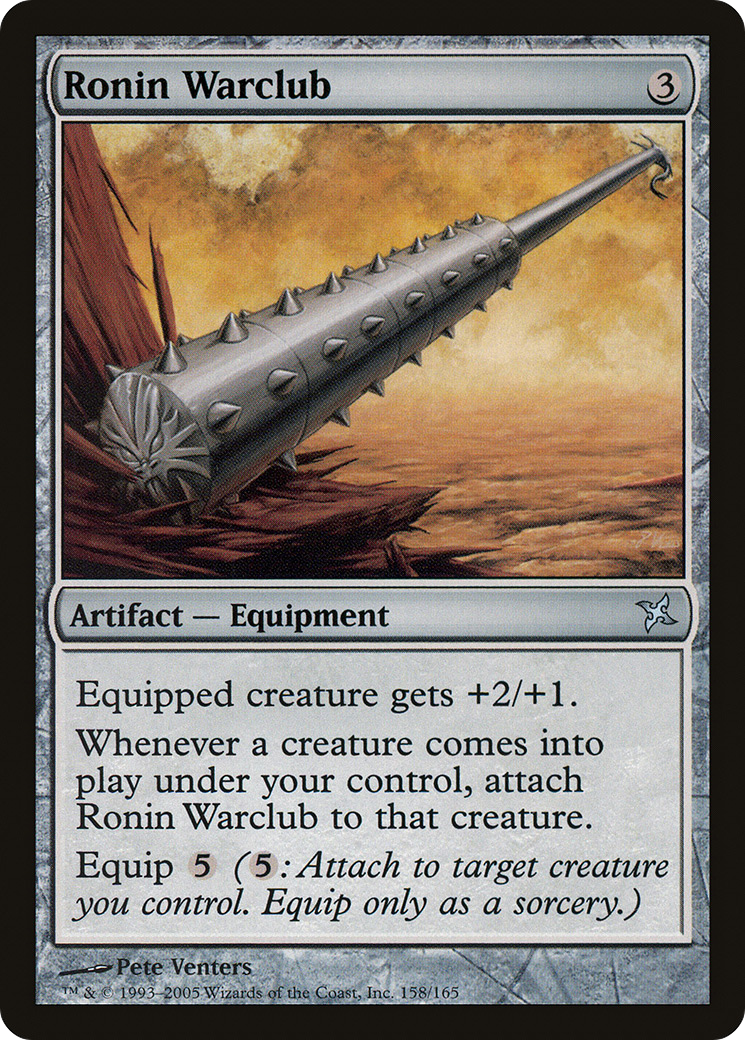 Ronin Warclub (BOK-158) - Betrayers of Kamigawa
