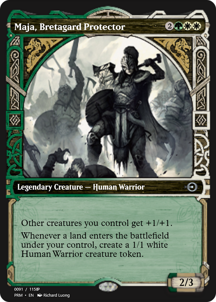 Maja, Bretagard Protector (PRM-88382) - Magic Online Promos Foil