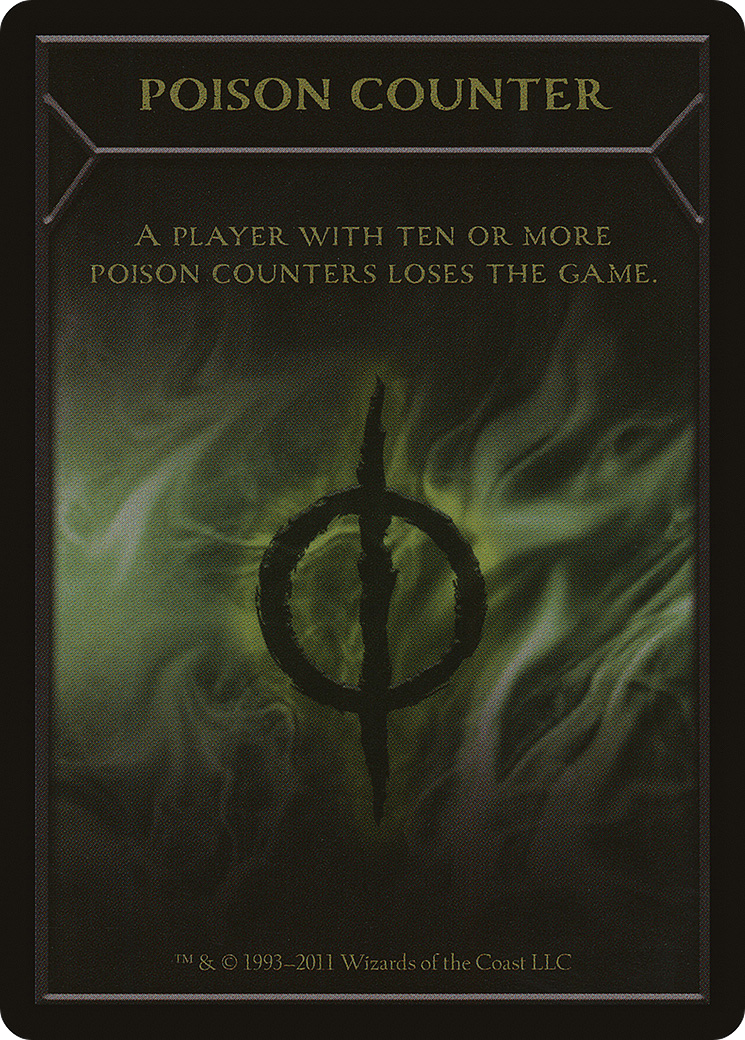 Poison Counter Token (NPH-) - New Phyrexia Tokens