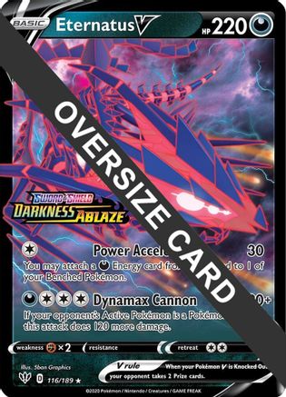 Eternatus V 116/189 - Holofoil Jumbo Cards - Promo