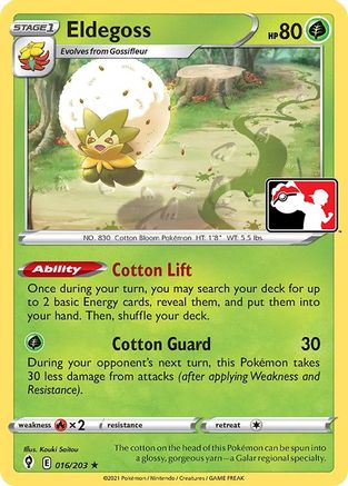 Eldegoss 016 Prize Pack Series Cards - Rare