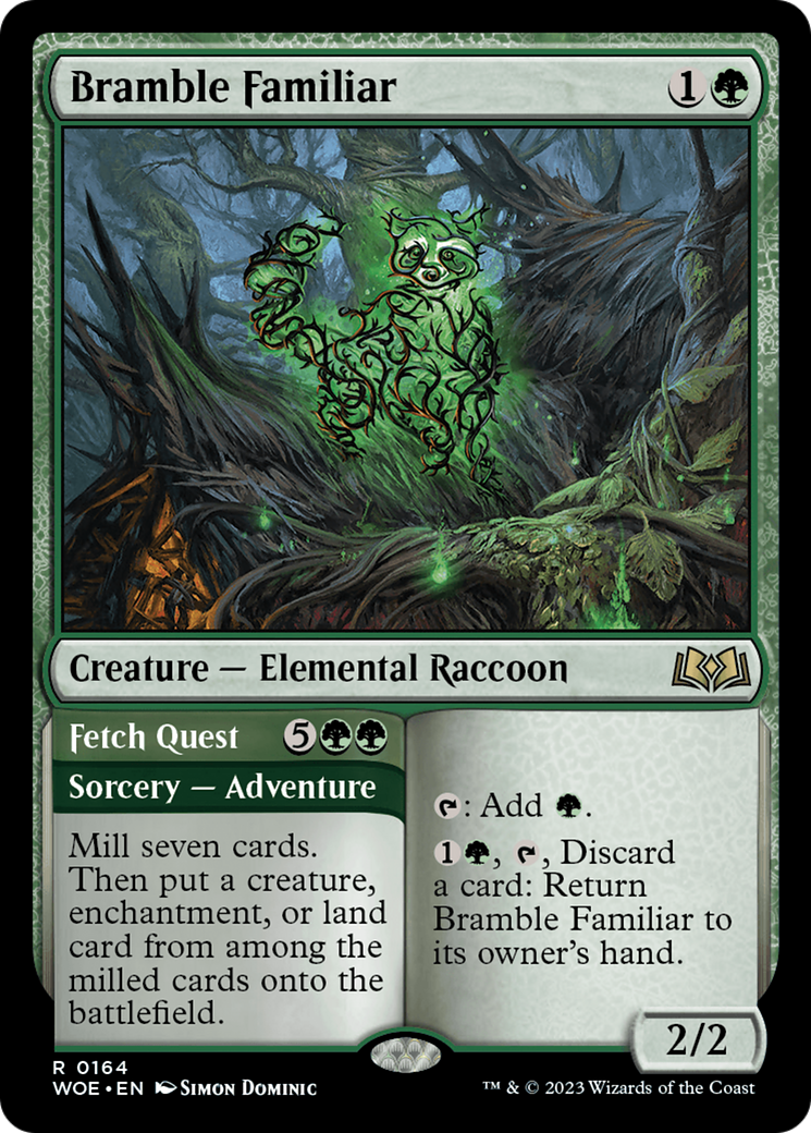 Bramble Familiar (WOE-164) - Wilds of Eldraine Foil