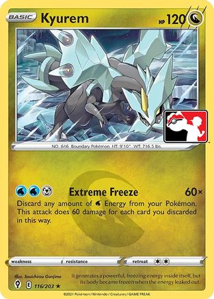 Kyurem 116 Prize Pack Series Cards - Rare