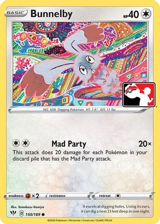 Bunnelby 150 Prize Pack Series Cards - Common