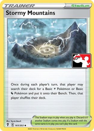 Stormy Mountains 161/203 Prize Pack Series Cards - Uncommon