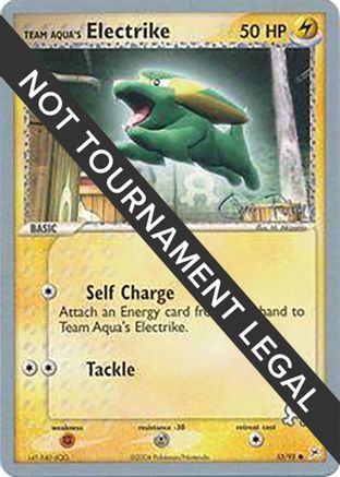 Team Aqua's Electrike - 2004 (Chris Fulop) 053 World Championship Decks - Uncommon