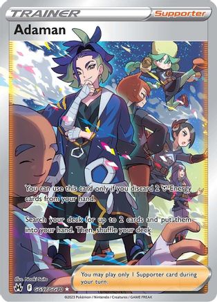 Adaman GG57/GG70 - Holofoil Crown Zenith Galarian Gallery - Ultra Rare