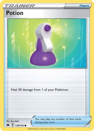 Potion 139/159 - Reverse Holofoil Crown Zenith - Common