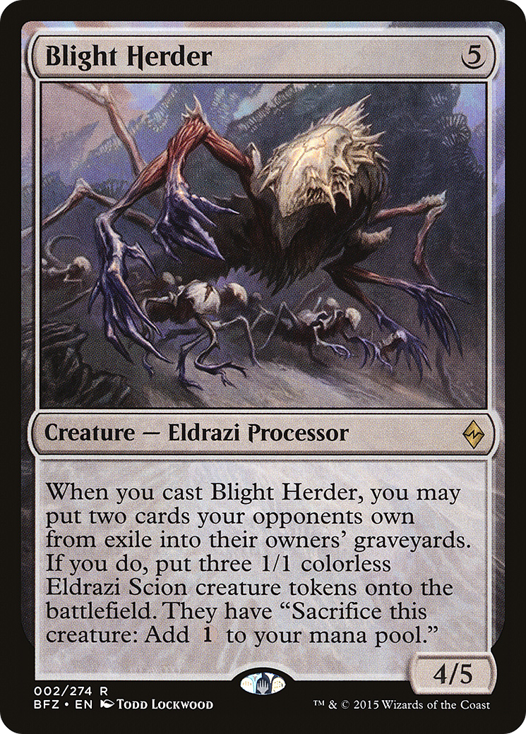 Blight Herder (BFZ-002) - Battle for Zendikar Foil