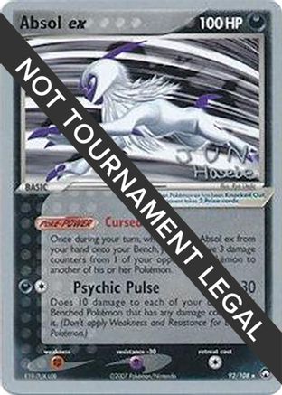 Absol ex - 2007 (Jun Hasebe) 092 World Championship Decks - Rare