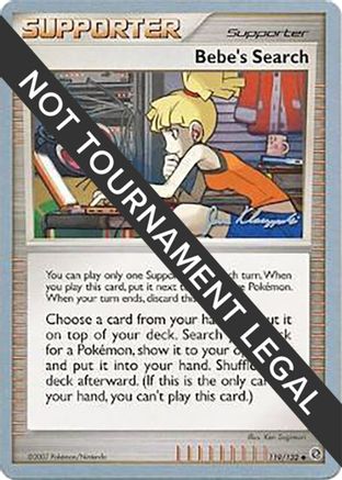 Bebe's Search - 2008 (Jason Klaczynski) 119 World Championship Decks - Uncommon