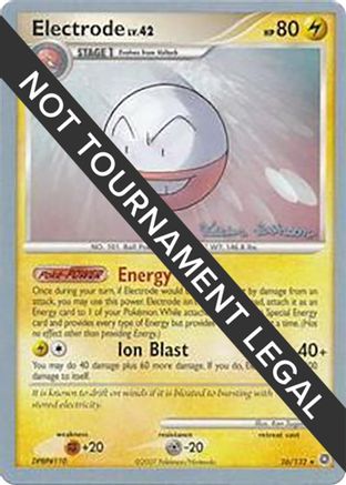 Electrode - 2008 (Tristan Robinson) 026 World Championship Decks - Rare