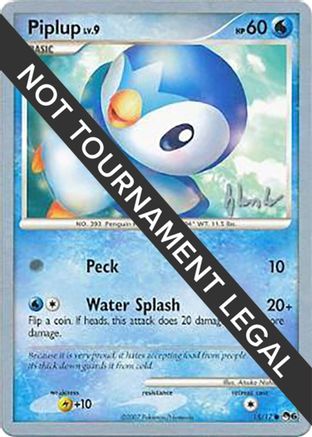 Piplup (15) 015 World Championship Decks - Common