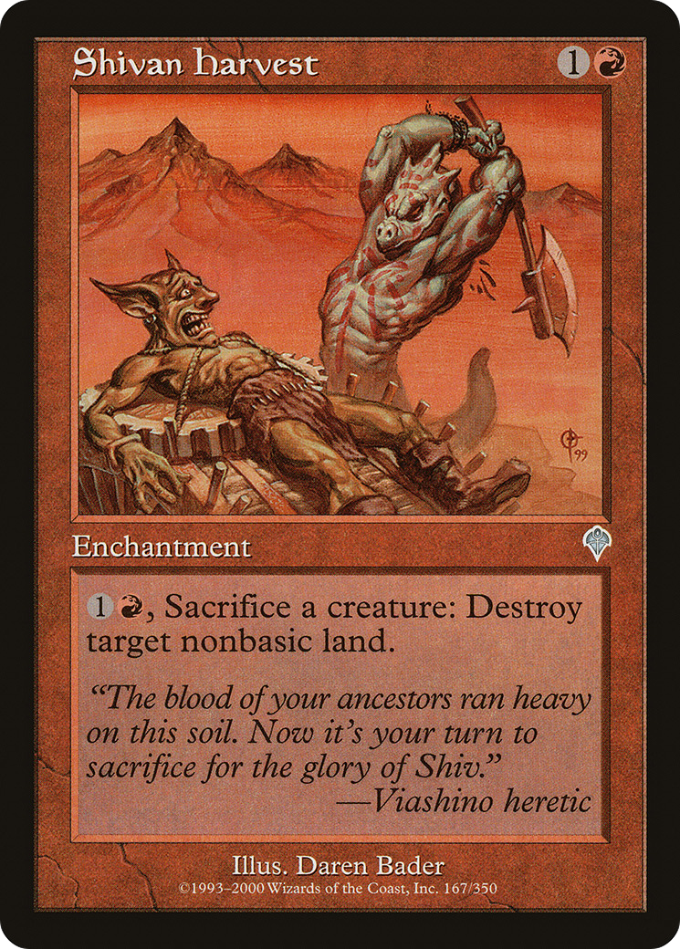 Shivan Harvest (INV-167) - Invasion