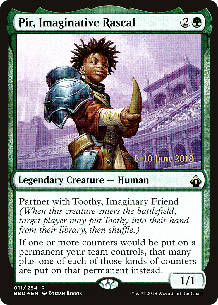 Pir, Imaginative Rascal (LARP-11S) - Battlebond Promos Foil