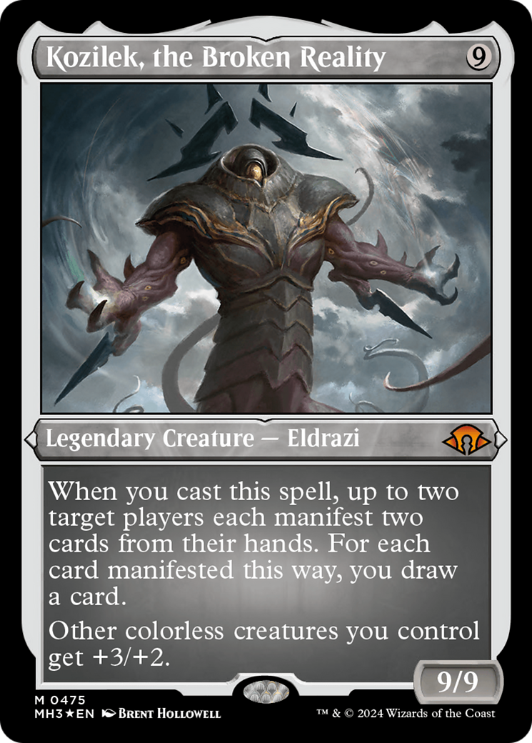 Kozilek, the Broken Reality (MH3-475) - Modern Horizons 3 Foil