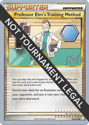 Professor Elm's Training Method - 2011 (Christopher Kan) 100 World Championship Decks - Uncommon