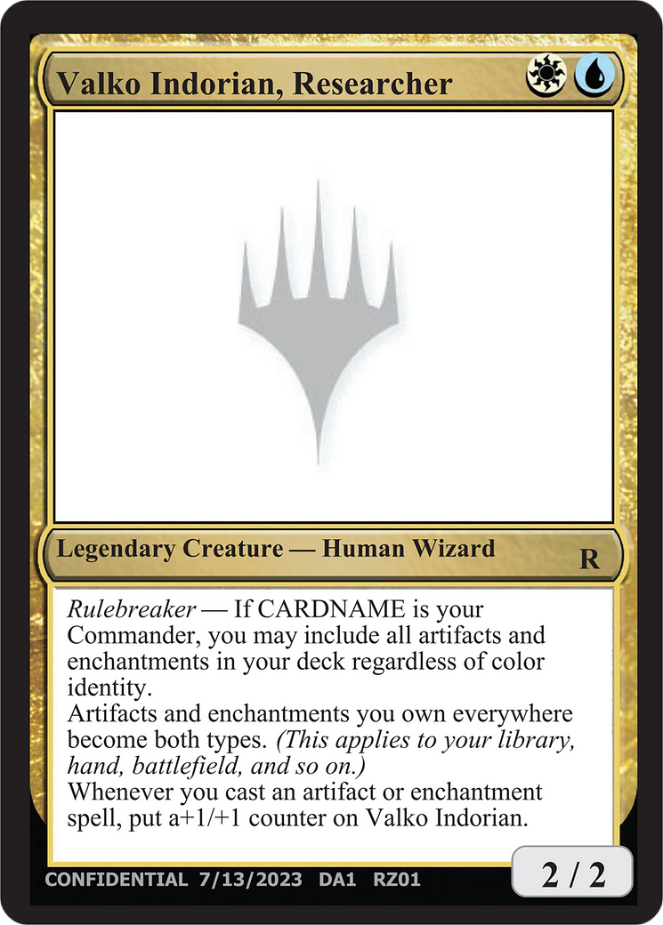 Valko Indorian, Researcher (UNK-RZ01C) - Unknown Event