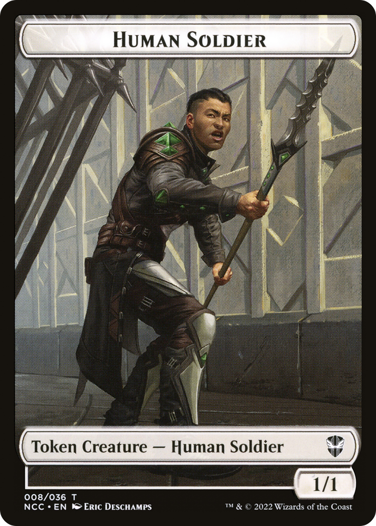 Human Soldier (TNCC-008) - New Capenna Commander Tokens