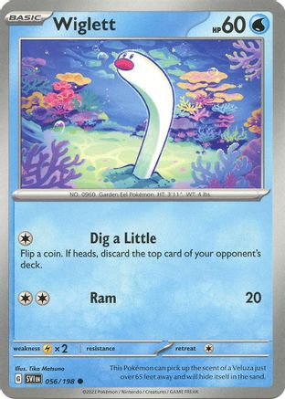 Wiglett 056/198 SV01 Scarlet & Violet Base Set - Common