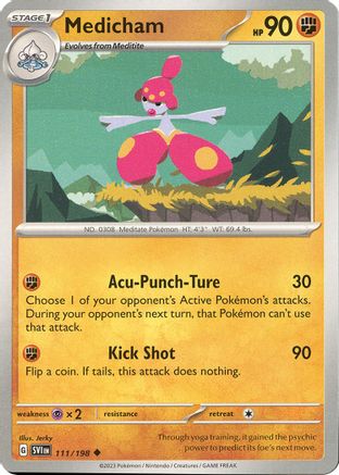 Medicham 111/198 SV01 Scarlet & Violet Base Set - Uncommon