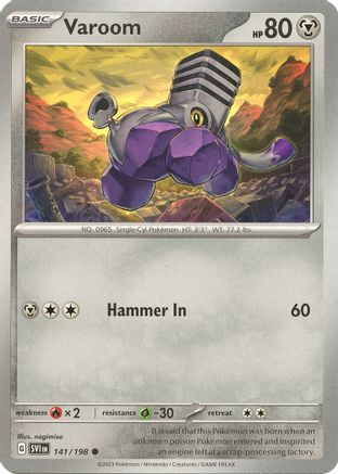 Varoom 141/198 SV01 Scarlet & Violet Base Set - Common