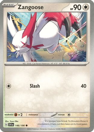 Zangoose 146/198 SV01 Scarlet & Violet Base Set - Common