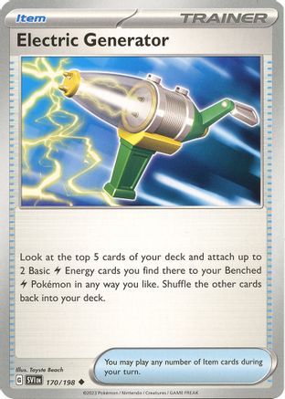 Electric Generator 170/198 SV01 Scarlet & Violet Base Set - Uncommon